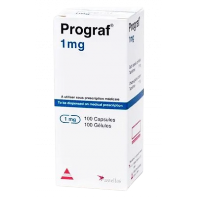 PROGRAF 1 MG ( TACROLIMUS ) 100 CAPSULES